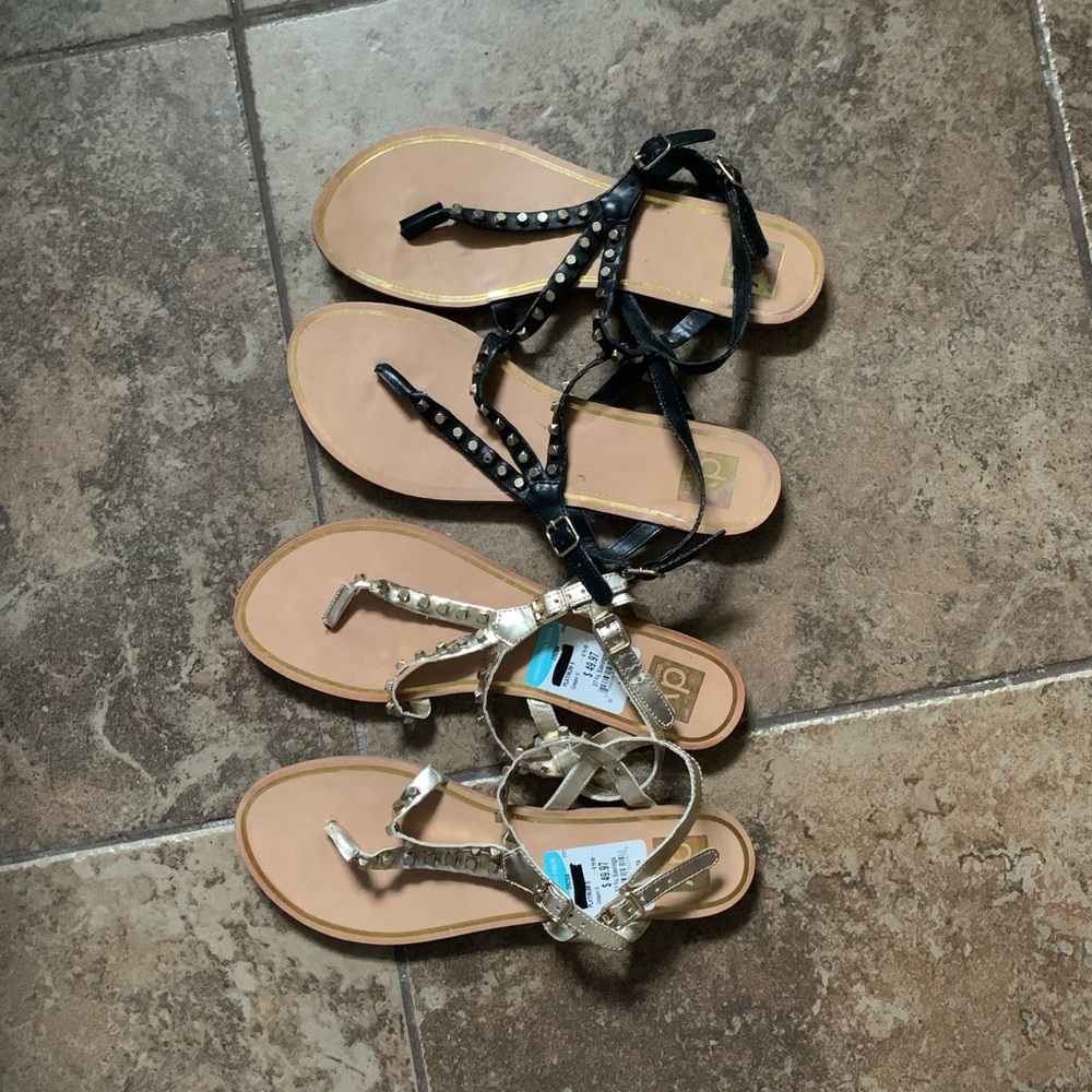 Ladies Dolce Vita strappy studded sandals